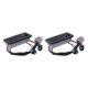 thumbnail image 2 of Riwesomey Interruptor de botón de liberación de maletero duradero de plástico para fácil acceso al coche, accesorios de coche, interruptor de negro 2piezas, 2 of 4