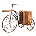 thumbnail image 2 of Maceta de escritorio de estilo parisino, maceta de hierro para bicicleta, estante para plantas, manualidades para bonsái color madera Cola bicicletas de escritorio, 2 of 8