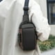 thumbnail image 4 of Bolsa Bandolera Impermeable de Viaje para Hombre y Mujer | Mochila Frontal Cruzada Ligera de Gran Capacidad | Tejido de Poliéster con Orificio para Auriculares | Senderismo, Camping, Ciclismo, Sender, 4 of 6