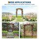 thumbnail image 4 of QinaQin Arco de jardín de madera de 85 pulgadas, fabricado en abeto sólido, enrejado para plantas trepadoras y decoración de bodas o patio, 4 of 6