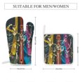 thumbnail image 2 of Power Rangers 4 Pcs Oven Mitts And Pot Holders Kitchen Oven Glove with Potholders Non-Slip Cooking Gloves for Cooking Baking Grilling, 2 of 7