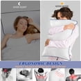 thumbnail image 4 of Juego de 2 almohadas SEMZSOM King Size para hotel de lujo, 4 of 7