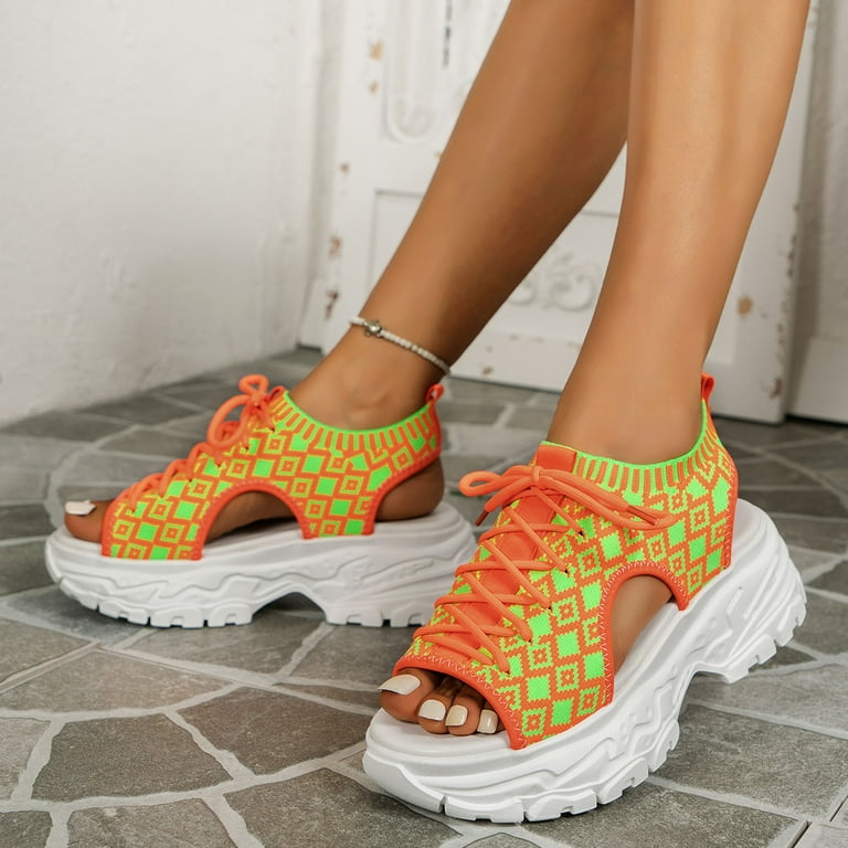 Aayomet Wide Width Sandals for Women Women Sandals Fashion Flower