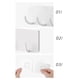 thumbnail image 4 of Ganchos para colgar en la pared de la cocina ANGGREK gancho de pared Adhesivo Gran capacidad, 4 of 7
