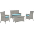 thumbnail image 6 of Bridge 4 Piece Outdoor Patio Patio Conversation Set-EEI-2212, 6 of 7