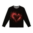thumbnail image 6 of Amidoa Boys Summer Outfits 2 Piece Cute Long Sleeve Top and Pants Kids Clothing Sets Black Size 12, 6 of 9