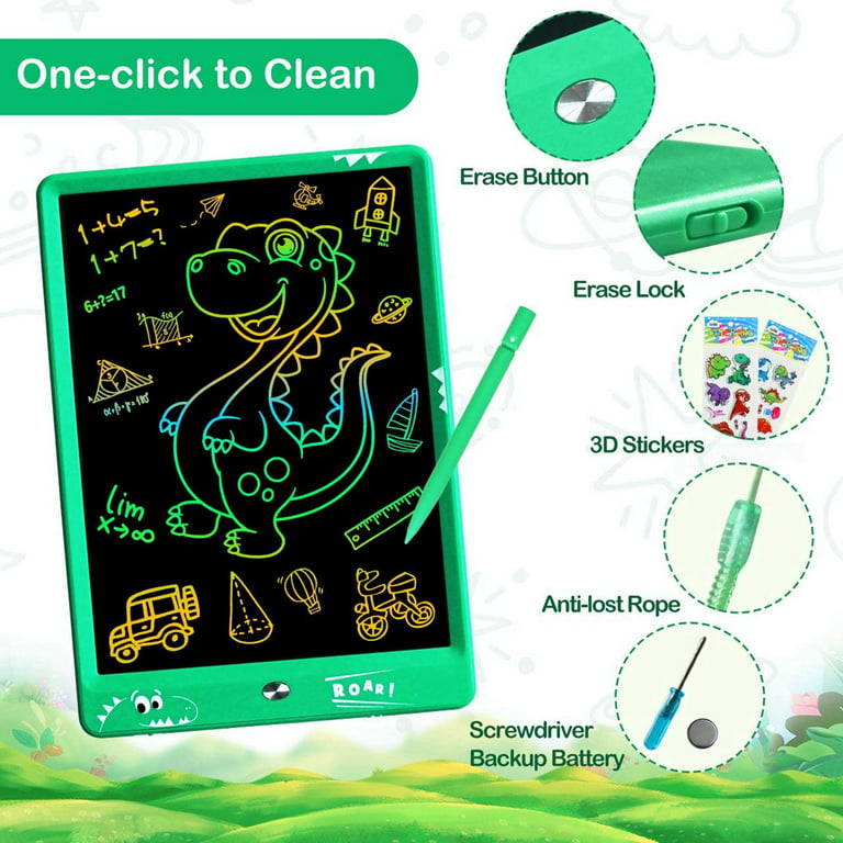 ZMLM Gifts for 3-12 Years Old Boys - 10 Inch LCD Writing Doodle Tablet  Reusable Drawing Board for Kid Girl Toddler Teen Age 3 4 5 6 7 8 9  Preschool