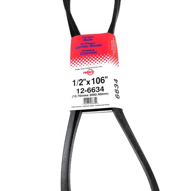 6634 4L1060 Rotary Belt 1 2 X106 Compatible With Craftsman 532405143