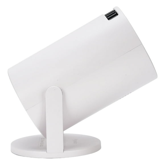 270 Degree Adjustable Projector, Compact Strong Compatibility ABS Auto Keystone Portable Projector 8000LM for Laptop Black,White