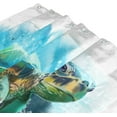 thumbnail image 3 of Coolnut Big Sea Turtle Bath Shower Curtain Liners 72"x72", Polyester Waterproof Bath Curtains with Hooks for Bathroom Decoration, 3 of 5