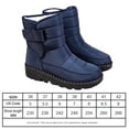 thumbnail image 4 of Botas Plataforma Tobillo Piel Felpa Cálidas Mujeres Impermeables Señoras A Prueba Viento Con Regalos para Madres Amigas, 4 of 8