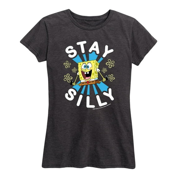 SpongeBob SquarePants - Stay Silly - Women's Short Sleeve Graphic T-Shirt