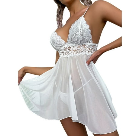 

Fashion Lace Underwear Uniforms Underwear Chiffon Nightdress Women Nightwear