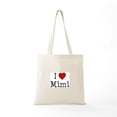 thumbnail image 5 of CafePress - I Love Mimi Tote Bag - Unisex Canvas Tote Bag, Beige, 1-Piece, 5 of 6