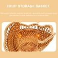 thumbnail image 4 of Shisuyan Support de Rangement pour la Maison Orange Rotin 1Pcs 8.7X8.7X2.4In, 4 of 8