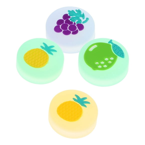 SHOWERORO 4pcs Switch Joystick Caps with Easy Installation and Anti Scratch Silicone for Gamers Cute Design