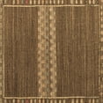 thumbnail image 1 of Ahgly Company Indoor Square Abstract Brown Modern Area Rugs, 5' Square, 1 of 4