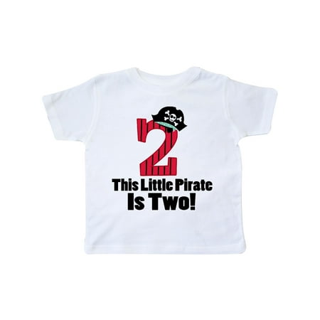 Pirate 2nd Birthday Toddler T-Shirt