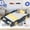 Dark Blue, variant on CZBZ Full Size Race Car-Shaped Platform Bed with Wheels & Storage, Solid Pine Wood Bed with Safety Rails, No Box Spring Needed, 400LBS Capacity, Fun Bedroom Furniture for Boys & Teens, Noise Free