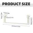 thumbnail image 3 of Effortless One Hand Installation Tissue Paper Holder Printed Bathroom Toilet Paper Holder Wall Mounted Self Adhesive Quick Install Roll Paper Organizer For Under Cabinet Rentals, 3 of 9