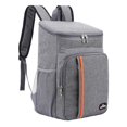 thumbnail image 3 of LUXUR Men Portable Multi Pockets Daypack Women Reusable Insulated Knapsack Lightweight Hiking Picnics Leakproof Lunch Backpack, 3 of 8
