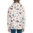 thumbnail image 6 of Pofeuu Farm Birds Goose Print Teenage Zipper Hoodie Sweatshirts Hooded Casual Jackets With Pocket For Boys Girls-Small, 6 of 6