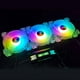 thumbnail image 5 of Ventilador RGB PWM 3Pin ARGB Controlador inteligente de temperatura shamjiam negro, 5 of 9