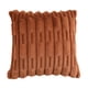 thumbnail image 2 of Funda de Cojín de Terciopelo, 50 X 50 Cm, Suave, de Punto de Franela de Invierno, Decorativa, Color Marrón Café, con Un Toque Cálido y Aislante., 2 of 6