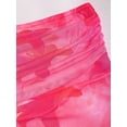 thumbnail image 3 of Elegant Floral All-Over Print Tube Dress for Women, Summer Strapless Midi Dress, 3 of 5