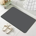thumbnail image 1 of Bath Rug | Super Absorbent Non Slip Rubber Backing | Washable Modern Bathroom Floor Mat | Fast Drying No Shedding | 16x24in | Multi Color | Easy Clean | Shower Room, Bathtub, Laundry, Kitchen, 1 of 9