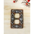 thumbnail image 6 of Set of 2 Western Stars Lace Scroll Wall Double Receptacle Outlet Switch Plates, 6 of 8