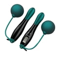 thumbnail image 2 of LJNYFDC Wireless Skip Rope Smart Jump Rope Set Big Ball LCD Screen with Four Modes Non Slip Handle Adjustable Electronic Exercise Fitness Equipment 1 Pair, 2 of 6