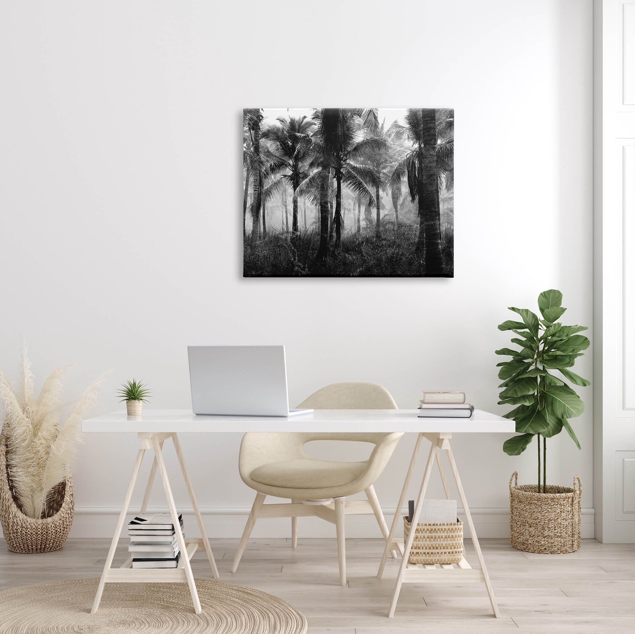 Stupell Industries Dense Tropical Palm Tree Forest Photograph Gallery Wrapped Canvas Print Wall Art, Design by Kim Allen