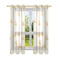 thumbnail image 7 of Yayeee Window Curtains Set of 2 for Living Room Light Filtering 63"x52", Car Line Pattern, 7 of 7