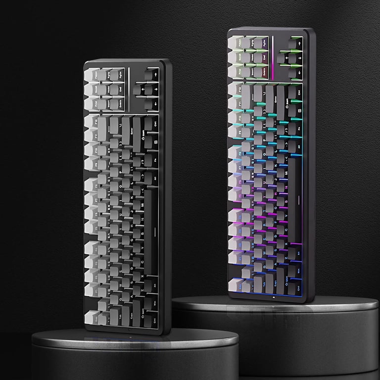 Hoengager EWEADN X87 87keys Mechanical Gaming Keyboard Wired, 2.4G