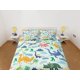 thumbnail image 2 of Dinosaurios Juego de Funda Nórdica Colcha de colores, Niños Juego de cama completo con, 2 of 4