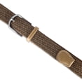 thumbnail image 3 of DII Mens Braided Elastic Woven Belt Brown S, 3 of 7