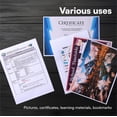 thumbnail image 7 of H&S Laminating Sheets - 100 pcs x A4 - Crystal Clear Laminate Pouches - Artist-Quality 150 Micron (2 x 75 Micron) Gloss Laminator, 7 of 7