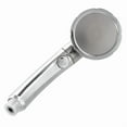 thumbnail image 2 of Hot Handheld Shower Head High Pressure Chrome 3 Spary Setting with ON/OFF Pause Switch Water Saving Adjustable Luxury Spa Detach (Silver), 2 of 7