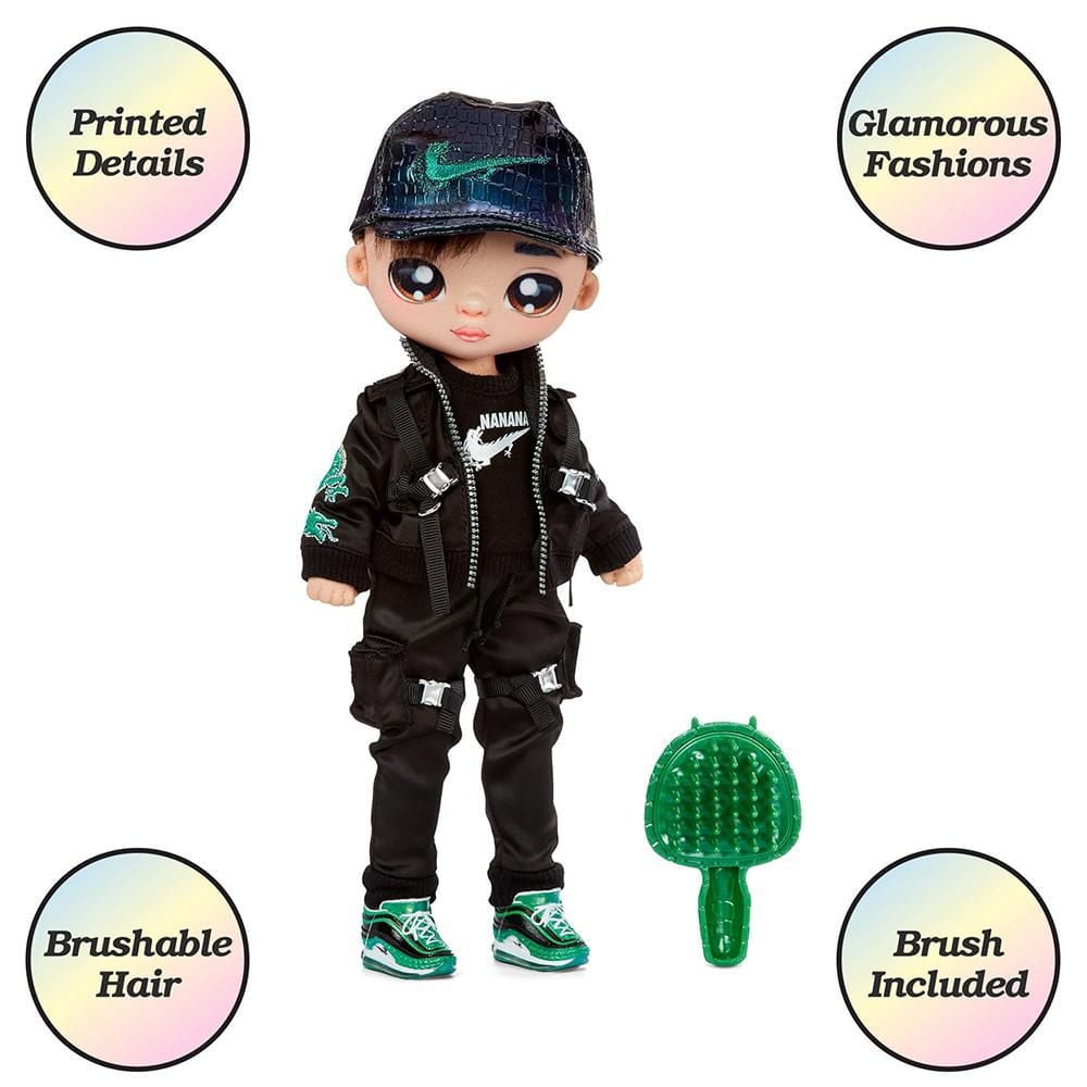 Na Na Na Surprise Teens Fashion Doll – Parker Scorch, 11" Soft Fabric Boy Doll, Dragon Inspired