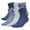 Navy, variant on Men's adidas 6-pack Athletic Cushioned Quarter Socks Color: Gray Marl Size: 8-12