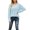 Light Blue, variant on Vedolay Fall Sweaters Oversized Sweaters for Women Crewneck Long Sleeve Knit Warm Pullover Sweater,Gray XL