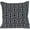 Black, variant on HomeStock Medieval Majesty Transitional Geometric Design 20" x 20" Square Throw Pillow, Modern Decorative Pillow for Living Room Sofas and Couches-Color:Black