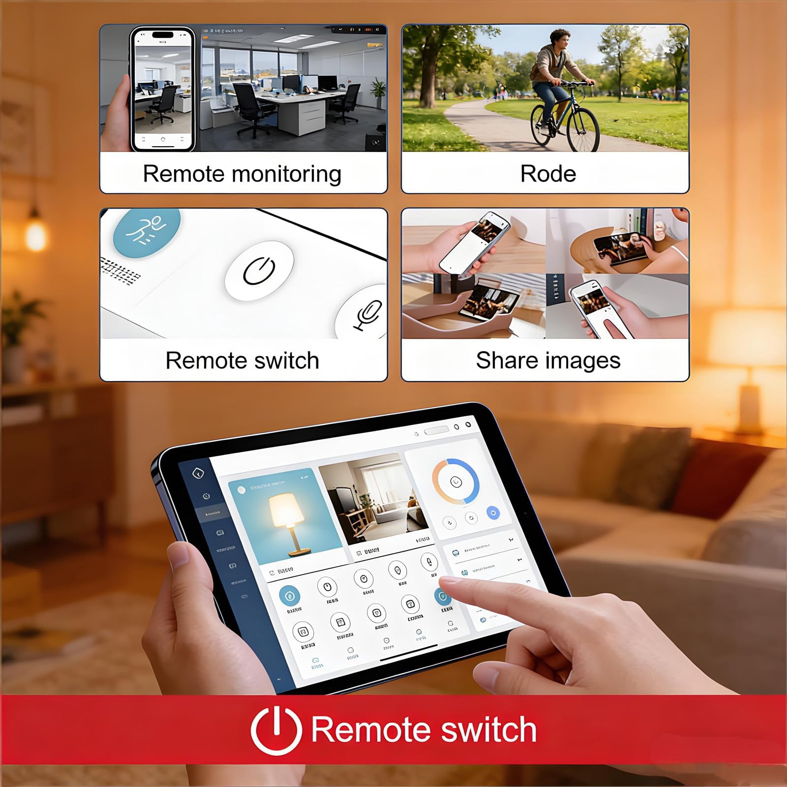 Upgraded Ultra-Invisible No-Plug Camera, 1080P WiFi Mini Hidden Camera with Two-Way Audio, 170° Wide Angle, Long Battery Life, No-Drill Wireless Indoor Security Camera for Pet, Home, Office