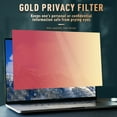 thumbnail image 2 of Reversible 18.5 Inch 16:9 Desktop Privacy Screen Filter - Golden & Black Dual-Sided, Anti-Glare, UV Protection, High Transmittance, Anti-Scratch, Eye Strain Relief, Easy Installation for Computer, 2 of 6