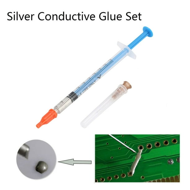 Silver Conductive Glue, Conductive Adhesive 20000mpa Less Resistance For  Electronics Repair