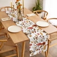 thumbnail image 3 of Table Runner 90 Inches Long for Kitchen Dining, Red Mushrooms Dresser Scarf Farmhouse, Dining Table Decorations for Wedding/Parties, Elegant Pastoral Botanical Watercolor 13 x 90 In, 3 of 8