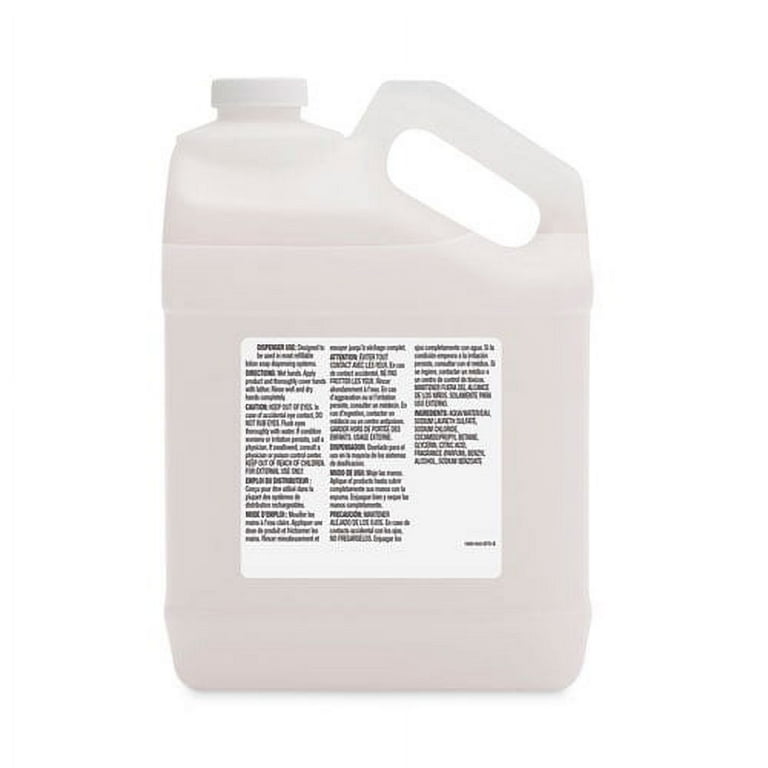 White Premium Lotion Soap, Waterfall Scent, 1 gal Refill, 4/Carton White Premium Lotion Soap, Waterfall Scent, 1 gal Refill, 4/Carton