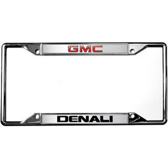 GMC Denali License Plate Frame - Chrome