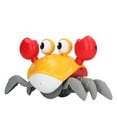 thumbnail image 4 of Crab Toy, Rechargeable Colorful Lights Funny Automatic Obstacle Avoidance Crawl Crab Toy Interactive  For Home Orange,Green, 4 of 8